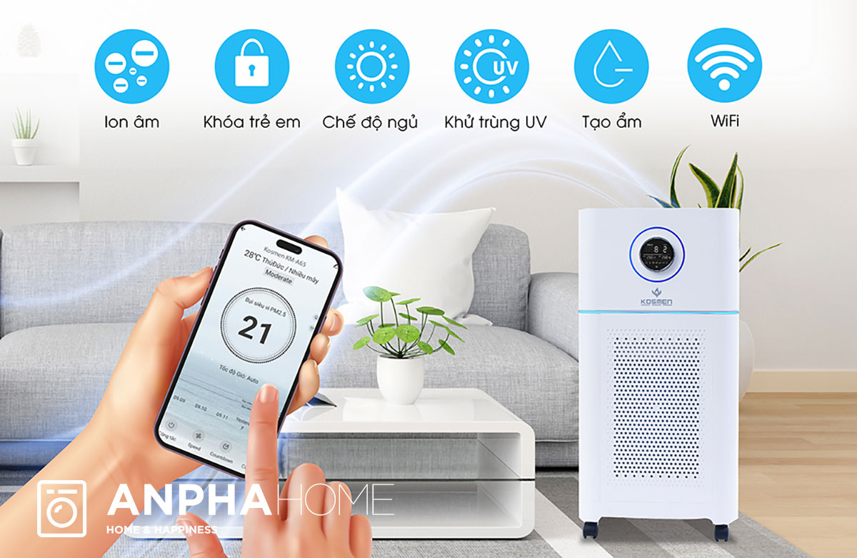 Bảng điều khiển cảm ứng hiện đại, dễ thao tác