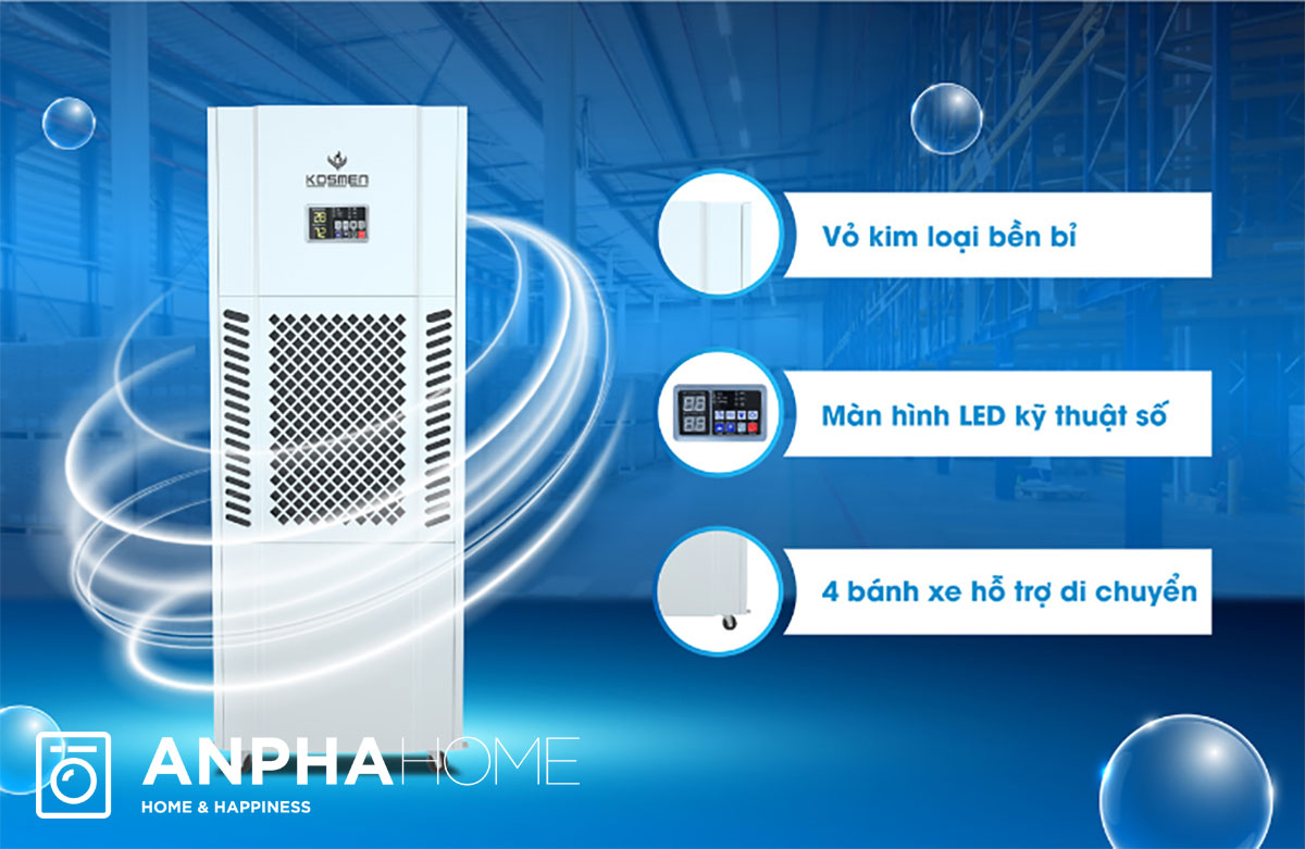 Ưu điểm máy hút ẩm công nghiệp Kosmen KM - 180S