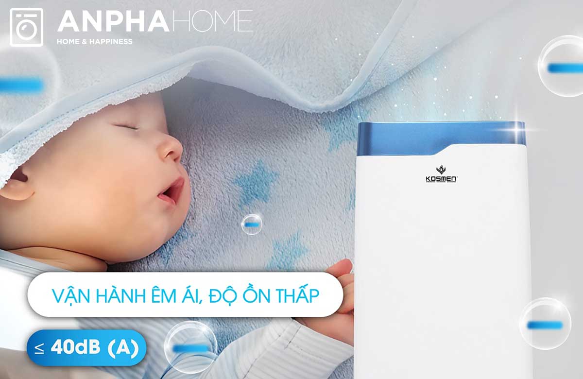 Vận hành êm ái, độ ồn thấp