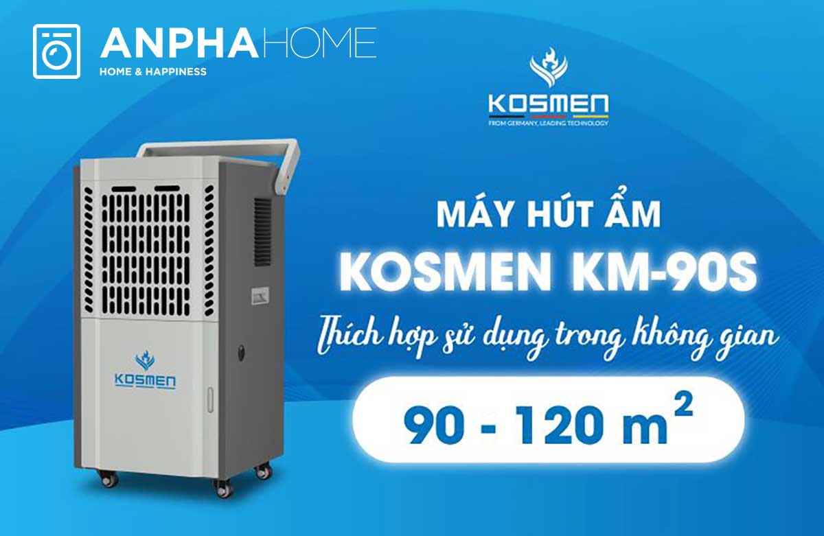 Máy hút ẩm công nghiệp Kosmen KM - 90S