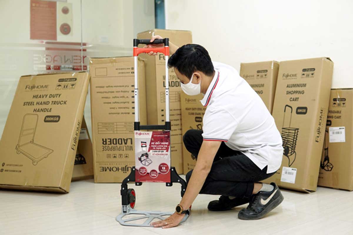 Xe đẩy hàng 2 bánh rút gọn FUJIHOME HT-280