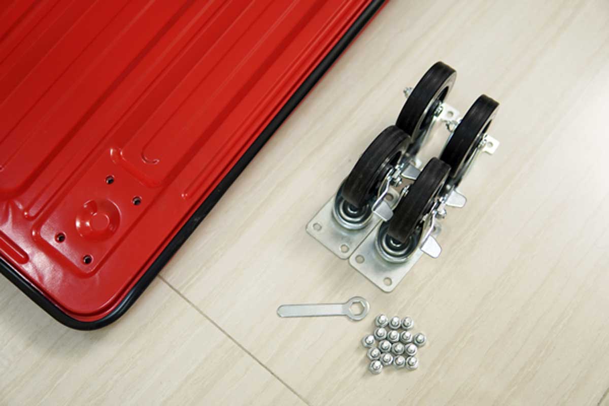 Xe đẩy hàng FUJIHOME HT-415 sàn thép 4 bánh