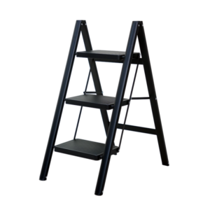 Thang ghế FUJIHOME SL103B / SL103W / SL103R (Black / White / Red) gấp gọn thông minh 3 bậc