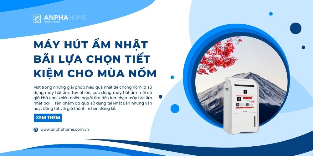 Máy Hút Ẩm Nhật Bãi Lựa Chọn Tiết Kiệm Cho Mùa Nồm